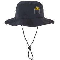 Sunrise Pocket Design Bucket Hat