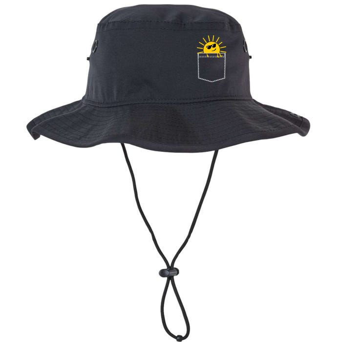 Sunrise Pocket Design Bucket Hat