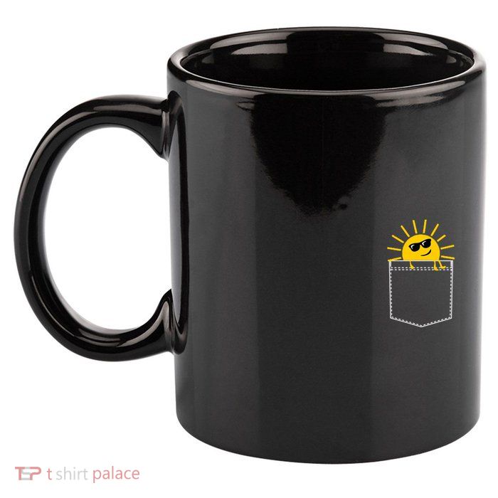 Sunrise Pocket Design 11oz C Handle Ceramic Mug