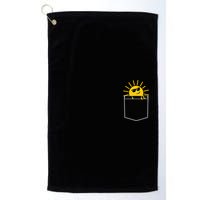 Sunrise Pocket Design Golf Towel