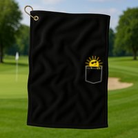 Sunrise Pocket Design Golf Towel
