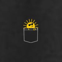 Sunrise Pocket Design Golf Towel