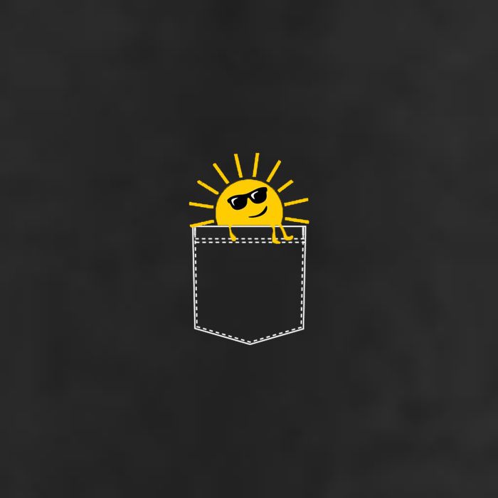 Sunrise Pocket Design Golf Towel