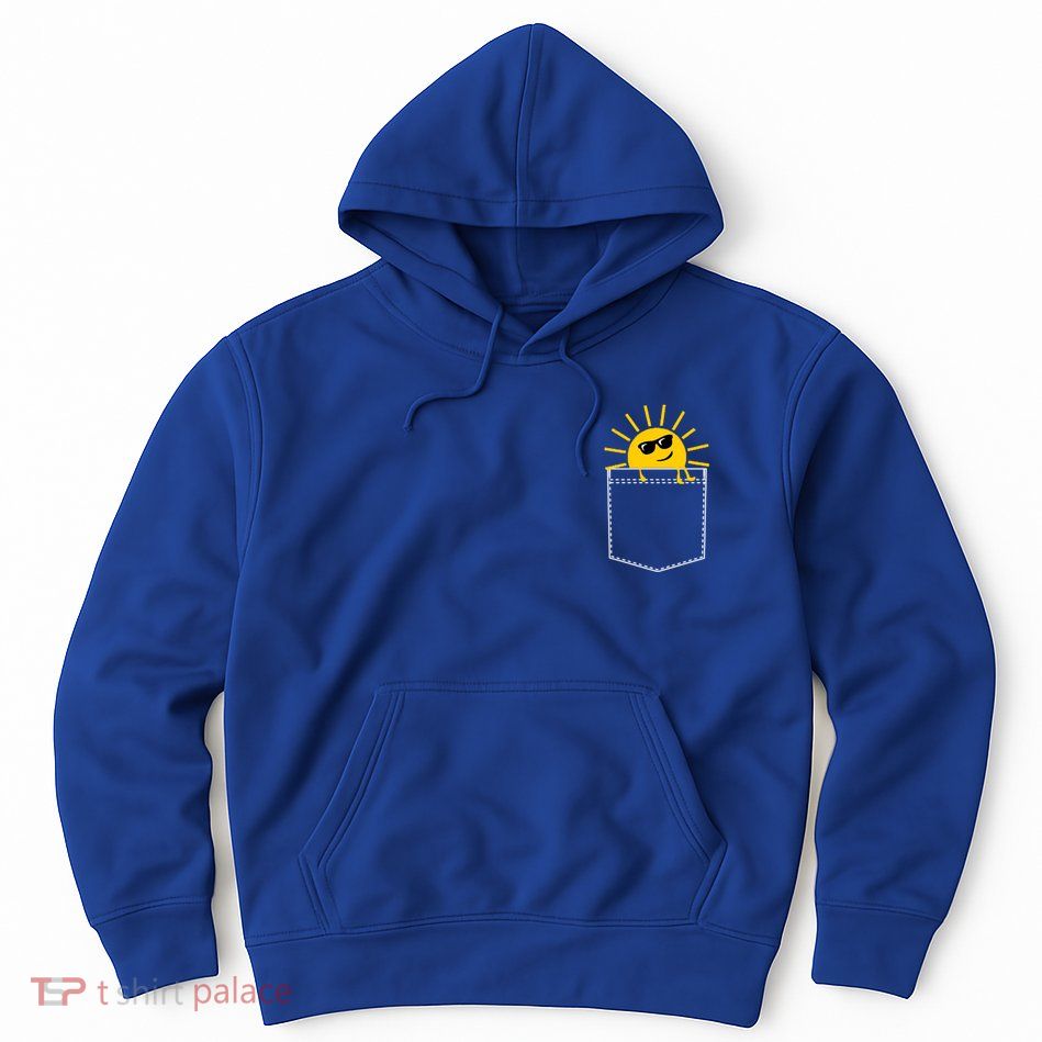Sunrise Pocket Design Hoodie