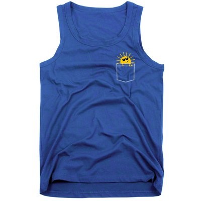 Sunrise Pocket Design Tank Top