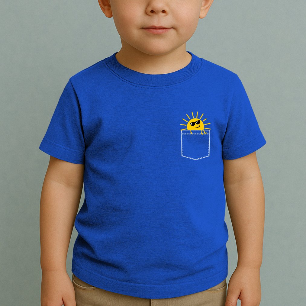 Sunrise Pocket Design Toddler T-Shirt
