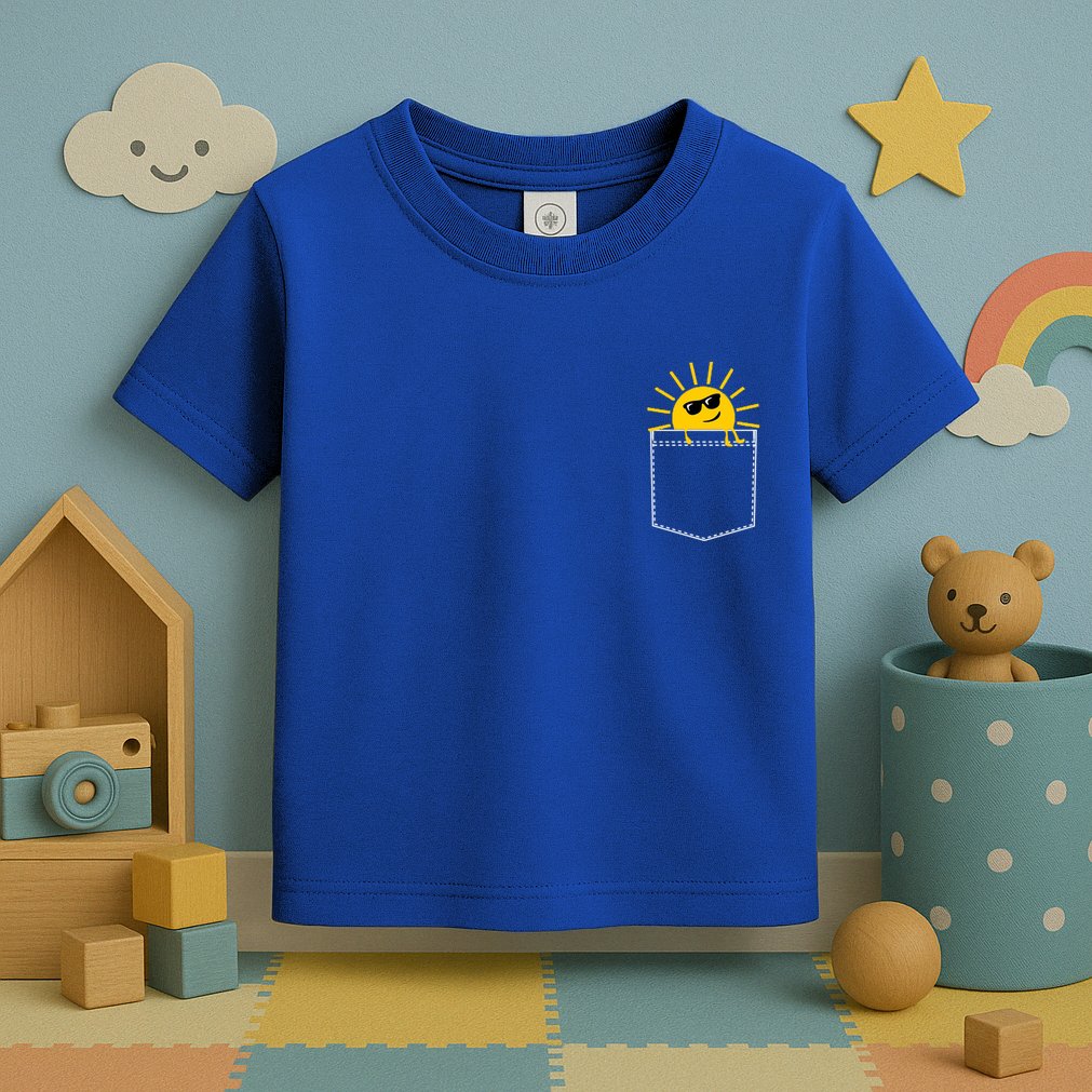 Sunrise Pocket Design Toddler T-Shirt