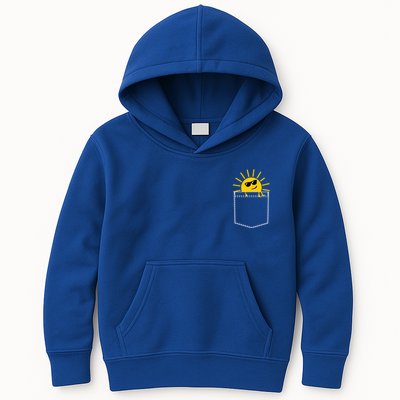 Sunrise Pocket Design Kids Hoodie