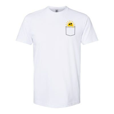 Sunrise Pocket Design Softstyle® CVC T-Shirt