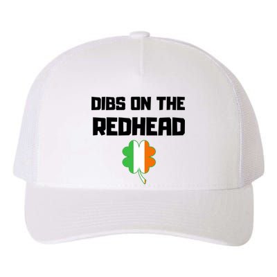 St Patricks Day Dibs On The Redhead Funny Yupoong Adult 5-Panel Trucker Hat