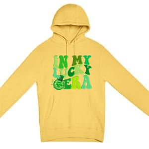 St Patricks Day In My Lucky Era Disco Ball Premium Pullover Hoodie