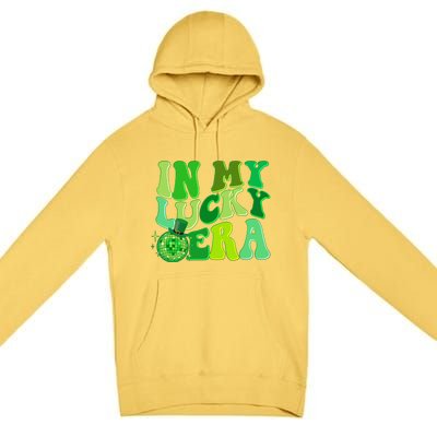 St Patricks Day In My Lucky Era Disco Ball Premium Pullover Hoodie