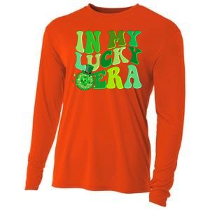 St Patricks Day In My Lucky Era Disco Ball Cooling Performance Long Sleeve Crew