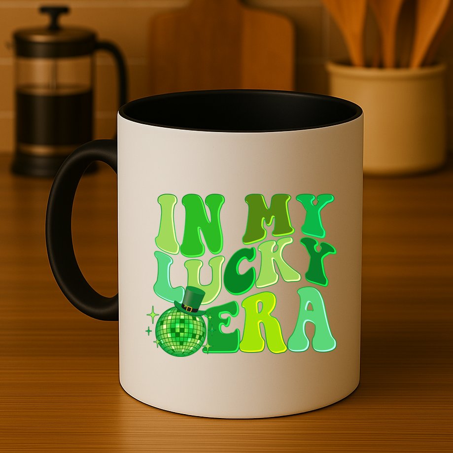 St Patricks Day In My Lucky Era Disco Ball Mug