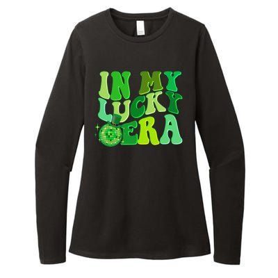 St Patricks Day In My Lucky Era Disco Ball Womens CVC Long Sleeve Shirt