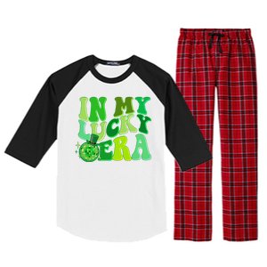 St Patricks Day In My Lucky Era Disco Ball Raglan Sleeve Pajama Set