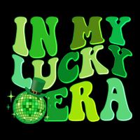 St Patricks Day In My Lucky Era Disco Ball Toddler Hoodie