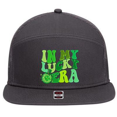St Patricks Day In My Lucky Era Disco Ball 7 Panel Mesh Trucker Snapback Hat