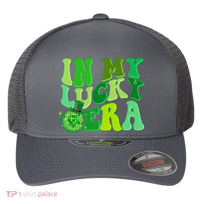St Patricks Day In My Lucky Era Disco Ball Flexfit Unipanel Trucker Cap