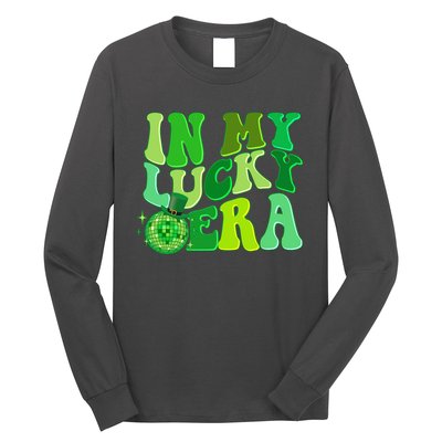 St Patricks Day In My Lucky Era Disco Ball Long Sleeve Shirt