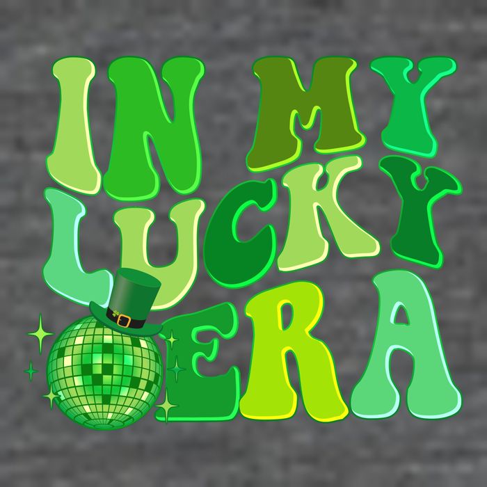 St Patricks Day In My Lucky Era Disco Ball T-Shirt