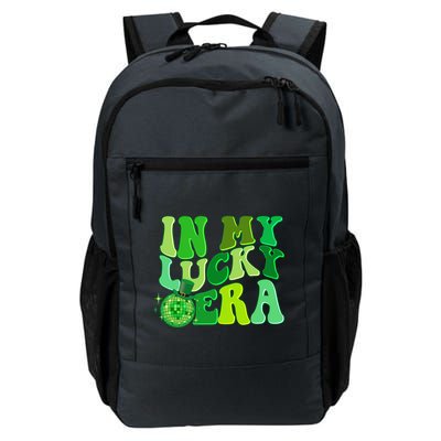 St Patricks Day In My Lucky Era Disco Ball Daily Commute Backpack
