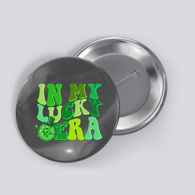 St Patricks Day In My Lucky Era Disco Ball Button