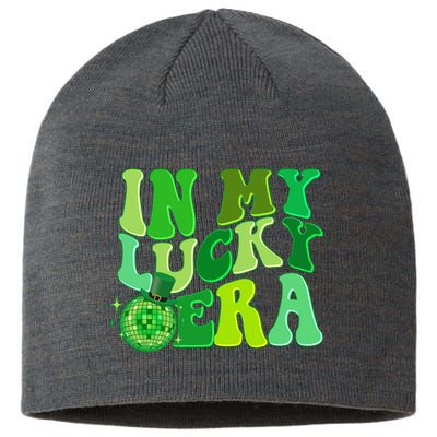 St Patricks Day In My Lucky Era Disco Ball Sustainable Beanie