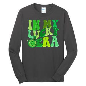 St Patricks Day In My Lucky Era Disco Ball Tall Long Sleeve T-Shirt