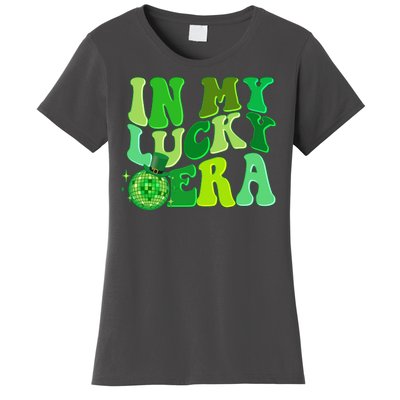 St Patricks Day In My Lucky Era Disco Ball Women's T-Shirt