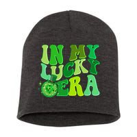 St Patricks Day In My Lucky Era Disco Ball Short Acrylic Beanie