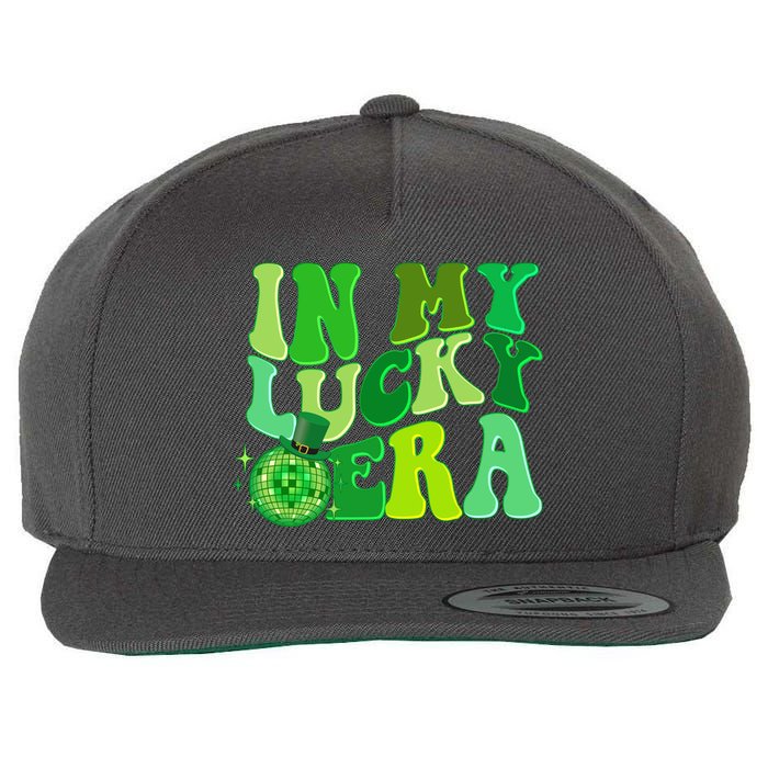 St Patricks Day In My Lucky Era Disco Ball Wool Snapback Cap