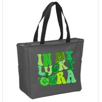 St Patricks Day In My Lucky Era Disco Ball Zip Tote Bag