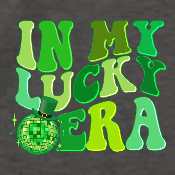 St Patricks Day In My Lucky Era Disco Ball Vector Backpack