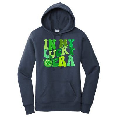 St Patricks Day In My Lucky Era Disco Ball Women's Pullover Hoodie