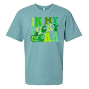 St Patricks Day In My Lucky Era Disco Ball Sueded Cloud Jersey T-Shirt