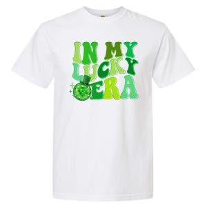 St Patricks Day In My Lucky Era Disco Ball Garment-Dyed Heavyweight T-Shirt