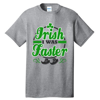 St Patricks Day Marathon Running Runner Irish Faster Funny Gift Tall T-Shirt