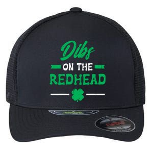 St Patricks Day Dibs Redhead Saint Pattys Paddys Flexfit Unipanel Trucker Cap