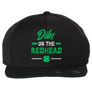 St Patricks Day Dibs Redhead Saint Pattys Paddys Wool Snapback Cap