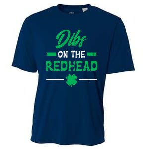 St Patricks Day Dibs Redhead Saint Pattys Paddys Cooling Performance Crew T-Shirt