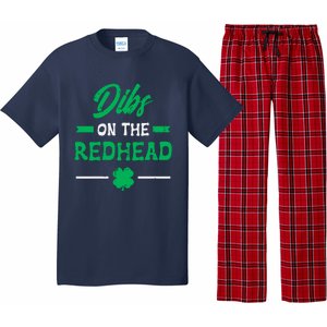 St Patricks Day Dibs Redhead Saint Pattys Paddys Pajama Set