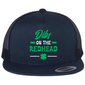 St Patricks Day Dibs Redhead Saint Pattys Paddys Flat Bill Trucker Hat