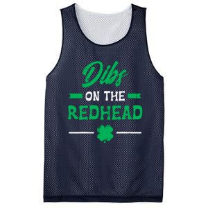 St Patricks Day Dibs Redhead Saint Pattys Paddys Mesh Reversible Basketball Jersey Tank