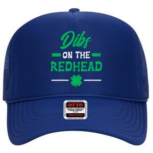 St Patricks Day Dibs Redhead Saint Pattys Paddys High Crown Mesh Back Trucker Hat