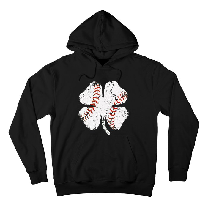 St Patricks Day Shamrock Baseball Saint Paddy's Hoodie