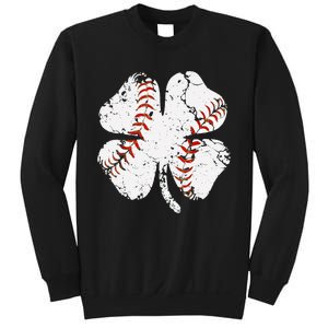 St Patricks Day Shamrock Baseball Saint Paddy's Sweatshirt