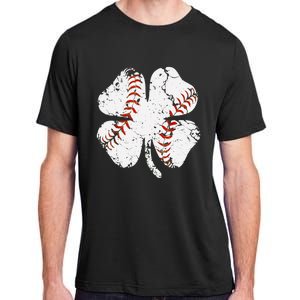 St Patricks Day Shamrock Baseball Saint Paddy's Adult ChromaSoft Performance T-Shirt