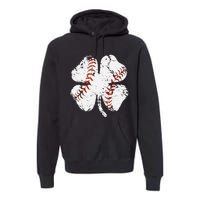 St Patricks Day Shamrock Baseball Saint Paddy's Premium Hoodie