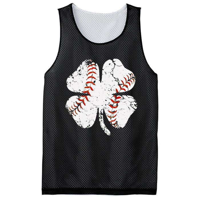 St Patricks Day Shamrock Baseball Saint Paddy's Mesh Reversible Basketball Jersey Tank